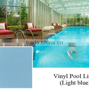 Fiberglass Inside Vinyl Liner for Swimming Pools Light Blue Pool Liner thumbnail-1
