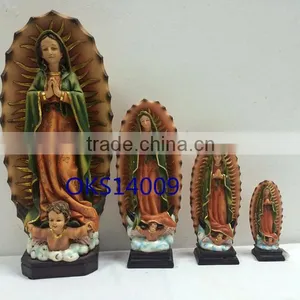 Resin Virgin Mary Religious Statue/ Figurine/mary With the Baby thumbnail-2