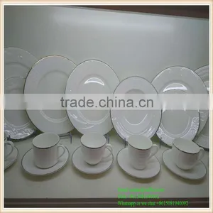 100pcs European Royal Luxury Fine Bone China Dinner Set thumbnail-1