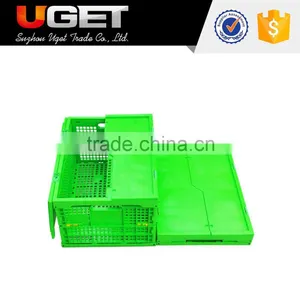 Manufacturer Customized Durable Fruit Plastic Foldable Crate thumbnail-1