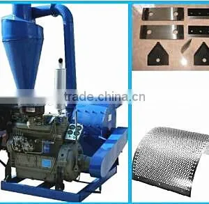 Multifunctional Small Corn Straw Sawdust Wood Pellet Hammer Mill/ Biomass Wood Chips Hammer Mill With Cyclone thumbnail-4