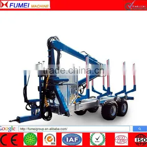 CE Certificate Log Trailer With Crane(ZM1002/ZM3004/ZM5004/ZM8006)) thumbnail-1