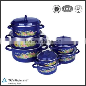 3pcs Iron Color Decal Enamel Cookware thumbnail-2
