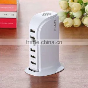 6Ports USB Power Adapter Wall Charger Portable Travel Charger thumbnail-5