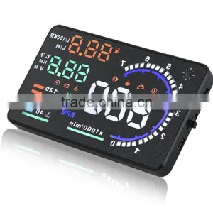 A8 Car HUD System OBD2 Speed Display Car Security Device thumbnail-3