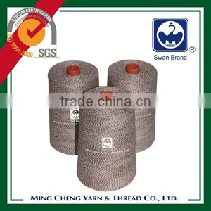 100% Polyester Spun Yarn 20s 6 Ply for 10 kg Cone thumbnail-1