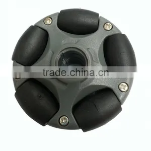 58mm Double Aluminum Assebling Robot Omni Wheel and Servo Motor 14135 thumbnail-1