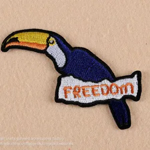 Yiwu Vivid Cartoon Custom Polyester Textile Iron Patch Sticker Embroidery thumbnail-5