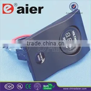 12V Digital Panel Voltmeter 12VDC/12Volt Switch Panel thumbnail-1