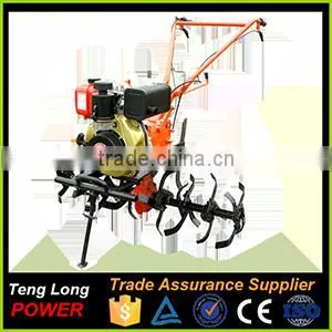 Good Quality ISO9001 Certificate Diesel Power Tiller Plough Cheap Price thumbnail-1