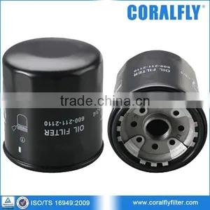 PC130-7 Excavator Parts Oil Filter 600-211-2110 thumbnail-1