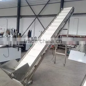 PVC PU Belt Food Vegetable Fruit Hoisting Machine Elevator Hoister Conveyor thumbnail-3