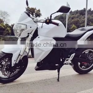 2017 5000w 72v60ah Lithium New Electric Sport Motorcycle thumbnail-1