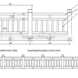 Waterproof Wood Plastic Composite Wpc Fence Wpc Decking thumbnail-6