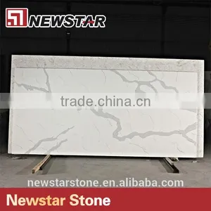 Artificial Quartz , Artificial Stone Type Calacatta White Quartz thumbnail-1