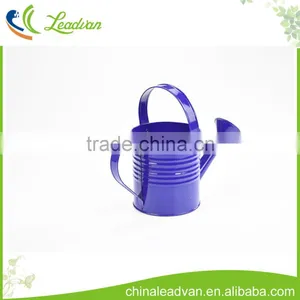 Colorful Galvanized Antique Garden Decorative Small Metal Watering Can Made in China thumbnail-5