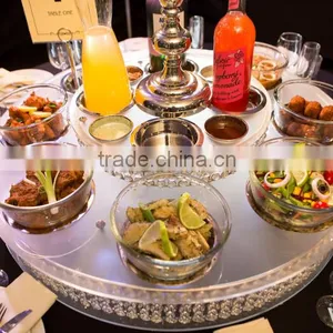 Black Crystal Lazy Susan/black Dining Lazy Susan/ Banquet Lazy Susan thumbnail-4