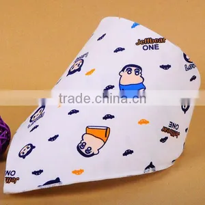 Trangle Cotton Disposable Baby Bib Wholesale thumbnail-2