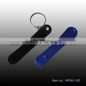 Simple Metal Bottle Opener Keychain Holder thumbnail-1