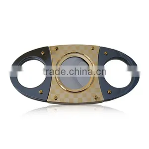 Promotional Gift Cigar Cutter Custom Logo Stainless Steel Cigar Knife thumbnail-1