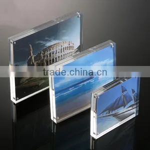 2016 New Style Acrylic Photofunia Double Sided Magnetic Photo Frame With Magnet thumbnail-1