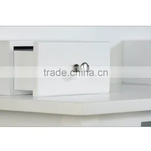 French Style Dressing Table With Stool and Mirror thumbnail-4