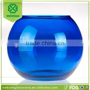 Colorful Round Glass Bowl Vase/clear Glass Fish Bowl thumbnail-1