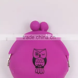 Owl Pattern Silicone Purse /Coin Purse thumbnail-3