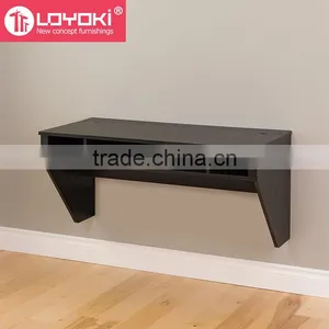Floating Desk Storage Modern Wall Computer Desk Floating Hanging Shelving Space Saver Wall Mounted Desk thumbnail-4