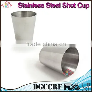 NBRSC 4 Pcs Mini Stainless Steel Cup Mug Drinking Wine Beer Tea Coffee Tumbler Camping Travel thumbnail-2