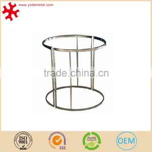 Retail Shop Hanging Stainless Steel Round Clothing Display Stands thumbnail-1