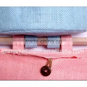 Zakka Fabric Incorporating Multi - Functional Sundries Organizer Color Water Proof Storage Bag Hanging Jewelry thumbnail-6