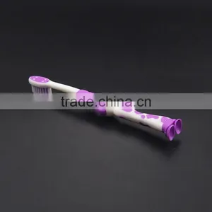 Top Quality New Design for Adult Anti Bacterial Animal Kids Toothbrush With Cover thumbnail-5