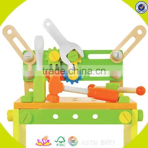 2017 Wholesale Cartoon Baby Wooden Screw Toy W03C020 thumbnail-6