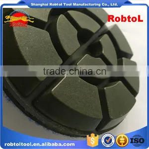 4" 50#diamond Floor Polishing Pads Hook and Loop Grinding Grinder Renew Renovation Marble Granite Concrete Terrazzo thumbnail-5