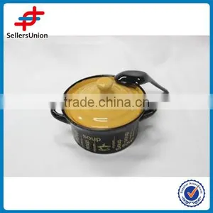 Ceramic Soup Bowl Wiyh Lid, Unique&cheap Soup Bowls thumbnail-1