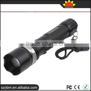 Wholesale High Quality SS-911 XM-L T6 LED 5-Mode Rechargeable Focus Zoomable Flashlight thumbnail-1