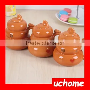 UCHOME Unique Ceramic Funny Gift Mug Shit Mug,Defecate Ceramic Cup thumbnail-6