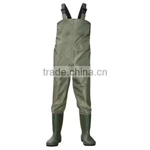 Custom Made Breathable Fishing Waders Black or Green thumbnail-1