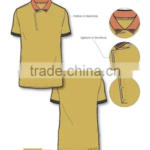 Italy Design Services for Men's Fashion Collar Polo Shirt ODM thumbnail-1