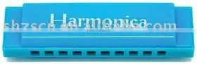 10 Hole Toy Harmonica/melodica/mouth Organ/plastic Harmonicon thumbnail-1