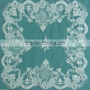 Modern & Classic Stripes Design Nylon Spandex Lace Fabric thumbnail-1