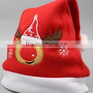 Christmas Party Red And White Cap For Claus Dress Costume Holiday Santa Hat thumbnail-2