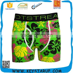 Custom 95% Cotton 5% Spandex Boxer Men Underwear Your Brand Boxer Shorts thumbnail-1