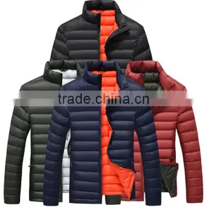 OEM Service Custom High Quality Padded Jackets/ Fashion Designer Men Winter Quilted Jacket thumbnail-1