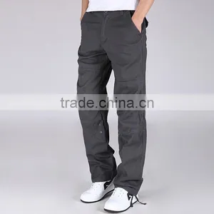 Juqian Quick Drying Durable Washed Carpenter Khaki Mens Workwear Trousers Cargo Pants Overall Work Pants thumbnail-4