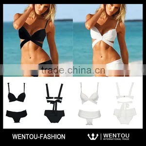 Wholesale Girls Sexy Scrunchy Cheeky Bikini thumbnail-1