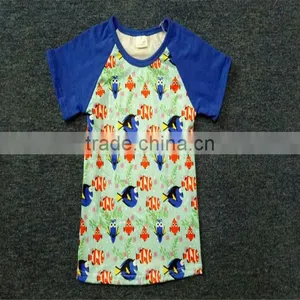 Wholesale Raglan t Shirt Boys Clothing Custom t Shirt Printing Red Sleeve thumbnail-1