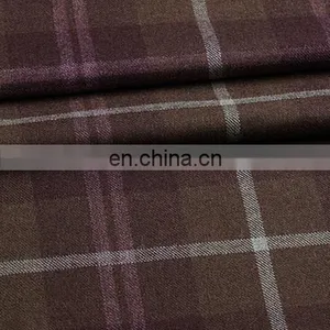 New Fashion TR Worsted Woven Fabric in Check for School Uniforms thumbnail-4