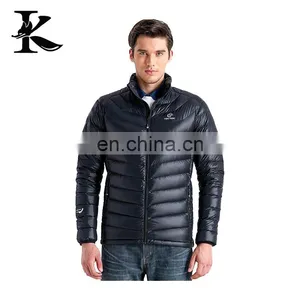 Mens Ultra Light 20D Nylon Down Jacket for Winter thumbnail-1